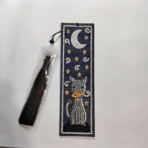 Diamond Art Cat Bookmark